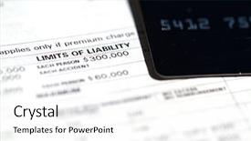  Presentation with liability torts - Audience pleasing presentation consisting of invoice disclosure form showing liability backdrop and a white colored foreground