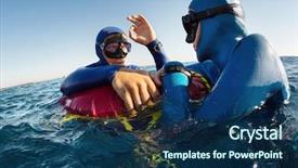  Presentation with signal - Theme enhanced with deep dive to his safety background and a navy blue colored foreground