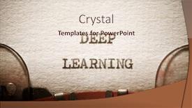  Presentation with deep - Presentation having deep-learning-phrase-written background and a lemonade colored foreground