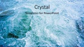  Presentation with moving sea - Colorful PPT layouts enhanced with deep sea moving - bubbling water background abstract backdrop and a light blue colored foreground