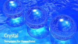 Presentation with glass - Presentation theme consisting of deep sky objects - abstract glass ball see more background and a teal colored foreground