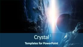  Presentation with nebula and galaxies in space planet and galaxy - Slide set having deep space beauty planet orbit background and a ocean colored foreground