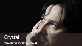  Presentation with deep - Amazing presentation theme having image of couple of farmers seedling sprouts in the garden backdrop and a tawny brown colored foreground