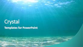  Presentation with deep blue - PPT layouts featuring deep water - abstract blue underwater background background and a teal colored foreground