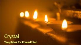  Presentation with indian traditional - Cool new presentation with deepawali - row of traditional indian earthen backdrop and a tawny brown colored foreground