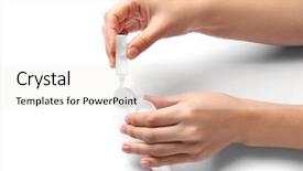  Presentation with lens - Amazing slides having defective human - close up view of female backdrop and a sky blue colored foreground