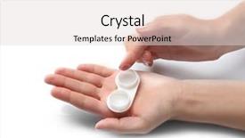  Presentation with female - Colorful theme enhanced with defective human - close up view of female backdrop and a lemonade colored foreground