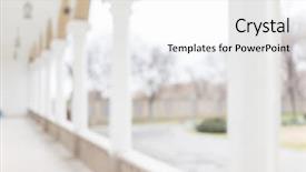  Presentation with good - Theme enhanced with defense india - castle with pillars blurred good background and a  colored foreground