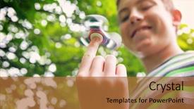  Presentation with teen - Theme featuring deficit - teen boy with a fidget background and a red colored foreground