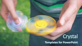  Presentation with teen - Audience pleasing slide set consisting of deficit - teen boy with a fidget backdrop and a ocean colored foreground