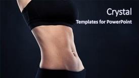  Presentation with black woman - Cool new theme with define - closeup of a fit woman's backdrop and a wine colored foreground