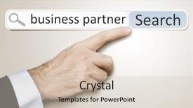  Presentation with business partner - Audience pleasing PPT layouts consisting of define - image of a man who backdrop and a soft green colored foreground