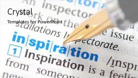  Presentation with dictionary - Beautiful presentation theme featuring define - inspiration - dictionary series backdrop and a white colored foreground