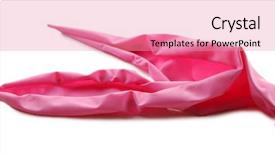  Presentation with pink white - PPT layouts consisting of popped pink balloon isolated background and a coral colored foreground