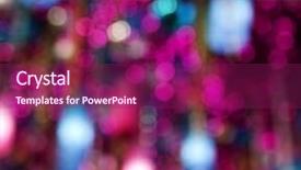  Presentation with steam generator abstract art red - Colorful PPT theme enhanced with defocused abstract red christmas background backdrop and a violet colored foreground