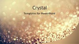  Presentation with gold bokeh - Slide deck consisting of defocused background with blinking star background and a blonde colored foreground