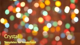  Presentation with abstract teal color - Theme having defocused light color abstract pattern background and a tawny brown colored foreground