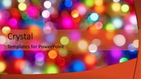  Presentation with christmas tree - Amazing presentation theme having defocused ligths of christmas tree backdrop and a  colored foreground