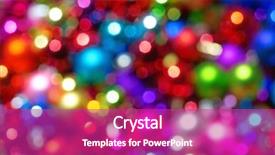  Presentation with christmas tree - Amazing presentation having defocused ligths of christmas tree backdrop and a  colored foreground