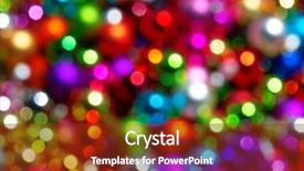  Presentation with animated christmas tree - Cool new PPT theme with defocused ligths of christmas tree backdrop and a  colored foreground