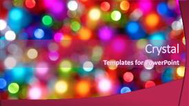  Presentation with animated christmas tree - PPT layouts consisting of defocused ligths of christmas tree background and a  colored foreground