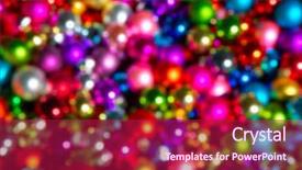 Presentation with christmas tree - Presentation theme having defocused ligths of christmas tree background and a violet colored foreground
