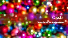  Presentation with christmas tree - Presentation enhanced with defocused ligths of christmas tree background and a tawny brown colored foreground