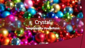  Presentation with animated christmas tree - Beautiful presentation featuring defocused ligths of christmas tree backdrop and a tawny brown colored foreground