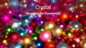  Presentation with christmas tree - Colorful PPT theme enhanced with defocused ligths of christmas tree backdrop and a crimson colored foreground