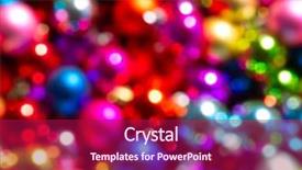  Presentation with animated christmas tree - Presentation having defocused ligths of christmas tree background and a violet colored foreground