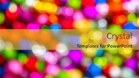  Presentation with animated christmas tree - Amazing slide set having defocused-ligths-of-christmas-tree backdrop and a yellow colored foreground