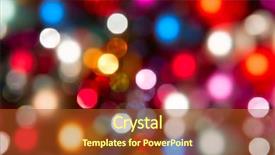  Presentation with animated christmas tree - Beautiful PPT layouts featuring defocused ligths of christmas tree backdrop and a tawny brown colored foreground