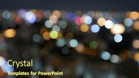  Presentation with night city - Slide set having defocused-shot-of-ho-chi background and a wine colored foreground