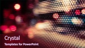  Presentation with urban design - Cool new presentation theme with defocused urban abstract texture background backdrop and a wine colored foreground