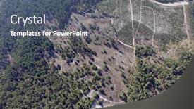  Presentation with european union - Slide set featuring deforestation-ecology-of-ukraine background and a ocean colored foreground