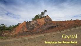  Presentation with human development - Beautiful presentation theme featuring human development in borneo backdrop and a tawny brown colored foreground
