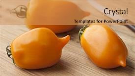  Presentation with pepper - Presentation theme with  background and a  colored foreground