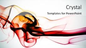  Presentation with smoke - Slides consisting of degradation - colored smoke isolated background and a pink colored foreground