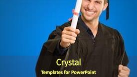  Presentation with blue - Colorful slides enhanced with degree isolated on blue background backdrop and a wine colored foreground