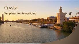  Presentation with skyline of nashville tn - Cool new slides with del oro in sevilla andalusia backdrop and a lemonade colored foreground