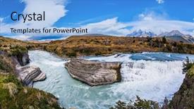 Presentation with chile patagonia - Colorful presentation enhanced with del paine national park - biosphere backdrop and a  colored foreground