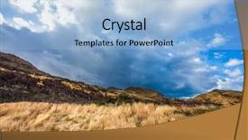  Presentation with eco park - Cool new presentation with del paine national park - biosphere backdrop and a  colored foreground