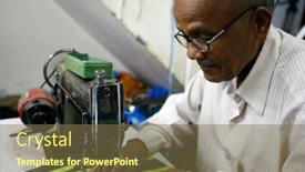  Presentation with old india - Cool new slides with delhi-february-26-old-man backdrop and a tawny brown colored foreground