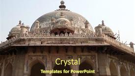  Presentation with complex - Cool new theme with delhi-india-february-13-isa backdrop and a wine colored foreground