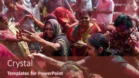  Presentation with holi festival - 