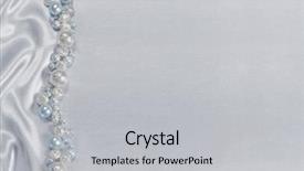  Presentation with satin - PPT layouts consisting of manufacturing manufacturer christmas decor - delicate satin background with beads background and a light gray colored foreground