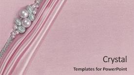  Presentation with satin - Beautiful slides featuring manufacturing manufacturer christmas decor - delicate satin background with beads backdrop and a soft green colored foreground