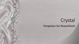  Presentation with satin - Presentation theme with manufacturing manufacturer christmas decor - delicate satin background with beads background and a light gray colored foreground