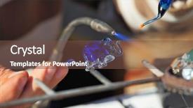  Presentation with artist - Beautiful presentation featuring glassblowing - delicate work of the glass backdrop and a tawny brown colored foreground