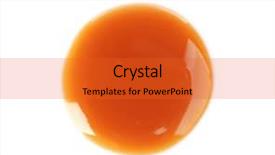  Presentation with sauce - Slides having delicious caramel sauce on white background and a red colored foreground